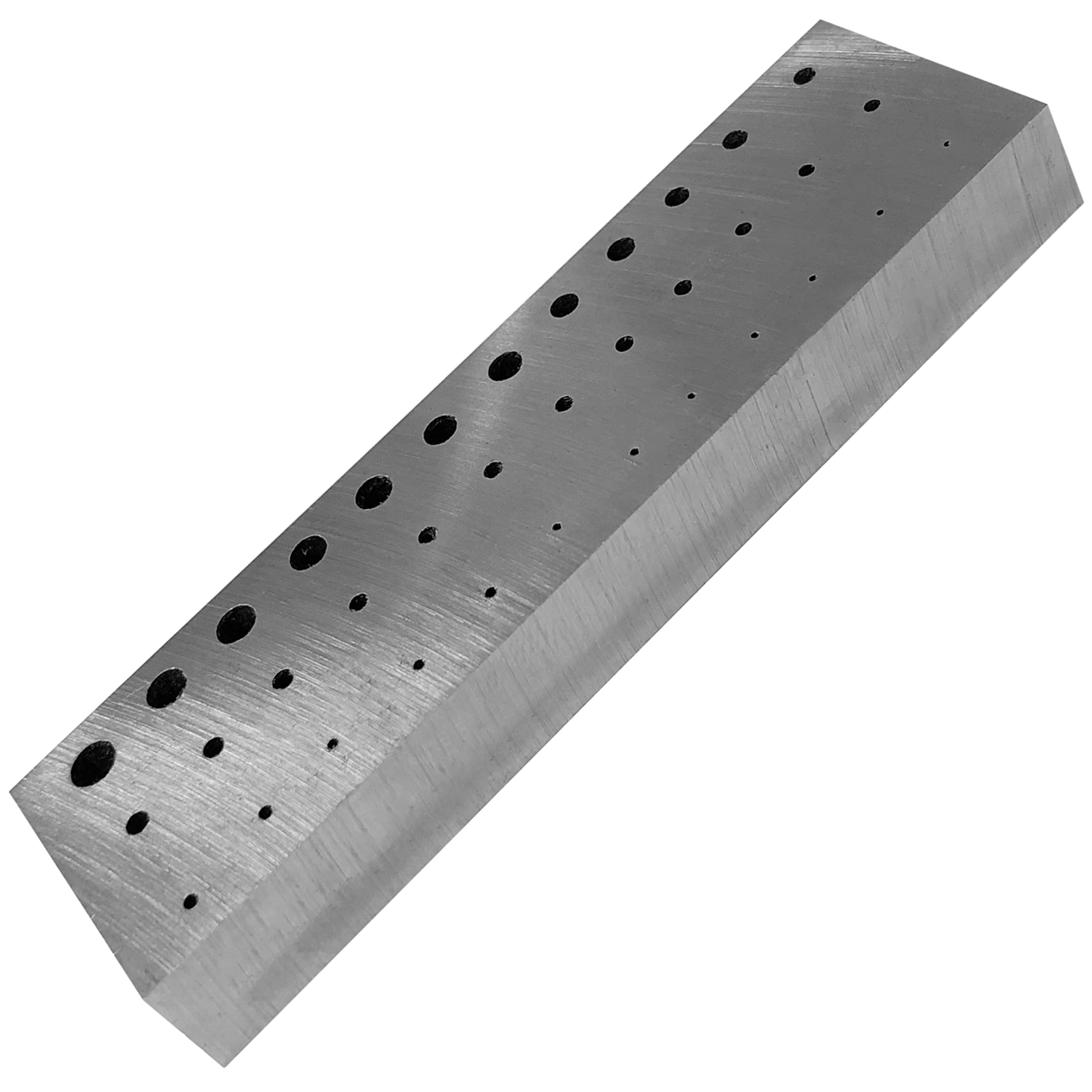 RECTANGULAR STAKING ANVIL 36 HOLES (LG) : Serrations Watch Riveting Watchmakers Tool (122)