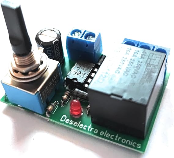 Cyclic Timer Switch Time Relay Kit, 10A, 2 Set Times