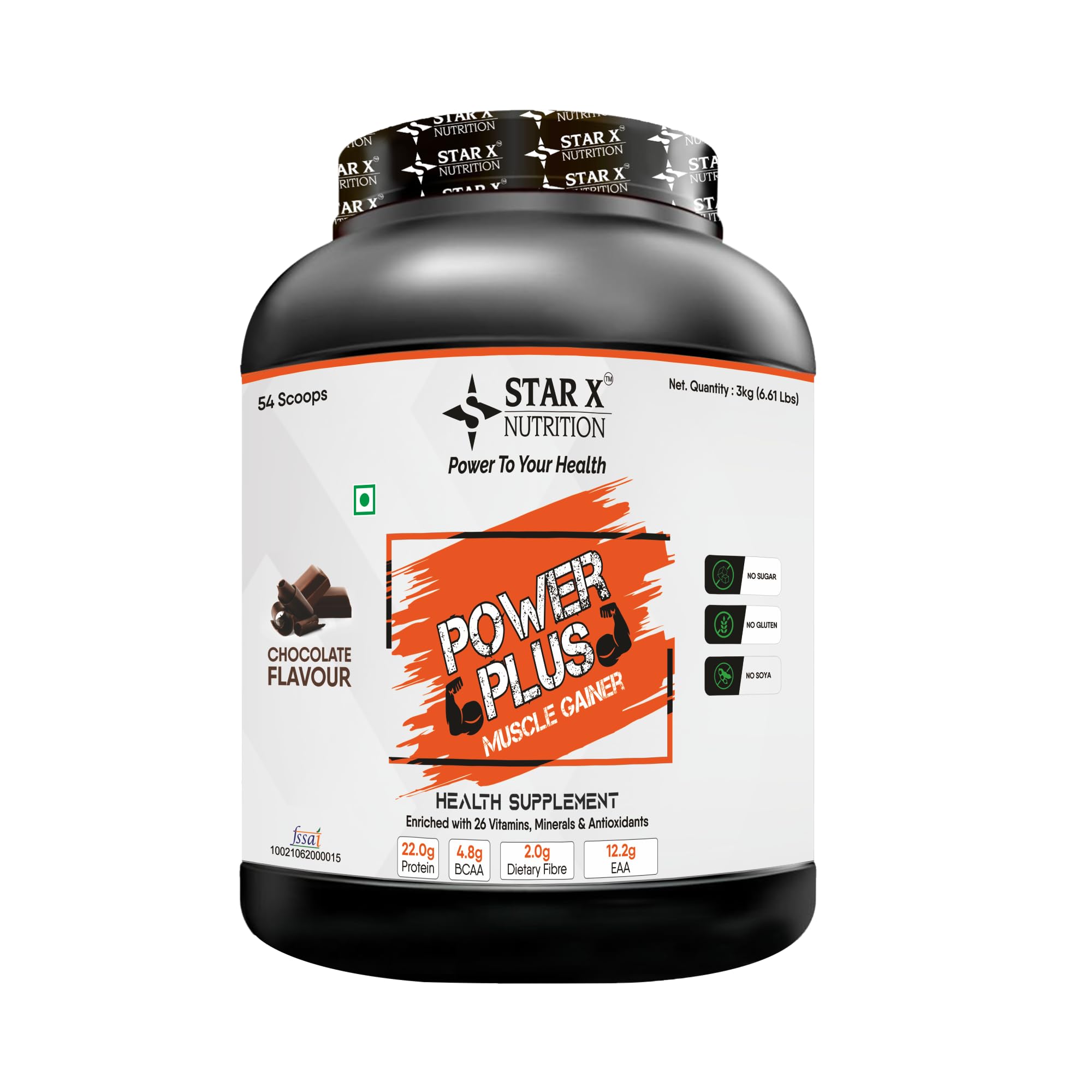See full amazon price history chart for STAR X NUTRITION Power Plus Muscle Gainer Powder (Chocolate, 54 Servings) - 22G Protein, 25G Carbohydrates, 4.8G Bcaa, 12.2G Eaa (6.6Lbs, 3Kg) STAR X NUTRITION Power Plus Muscle Gainer Powder (Chocolate, 54 Servings) - 22G Protein, 25G Carbohydrates, 4.8G Bcaa, 12.2G Eaa (6.6Lbs, 3Kg) (B0B21QH6BY) Amazon Price History, Amazon Price Tracker