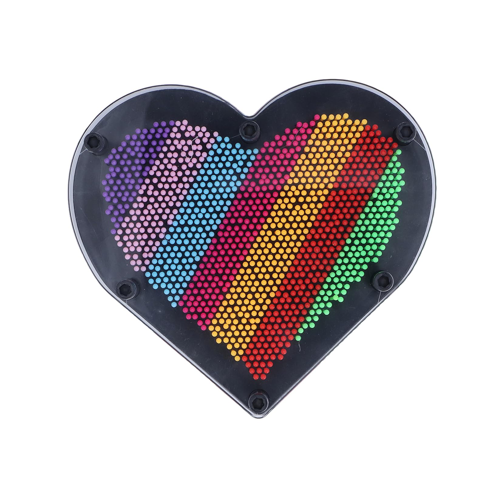 Tablica Pin Art 3D Trójwymiarowy Model Dłoni w Kształcie Serca Klon Malowanie igłą Odcisk Dłoni Ozdoba Igła do Imponującej Tablicy Pin Art Zabawki na Biurko ToyBiurko