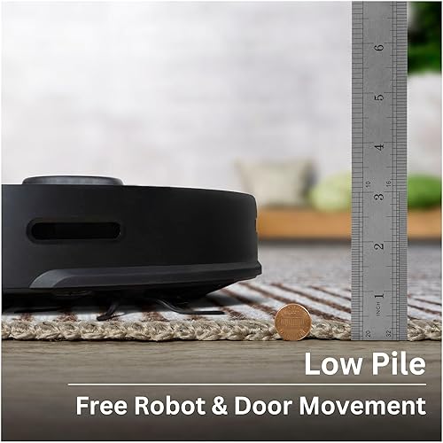 Miniatura 7 de Bloom Rugs Alfombra lavable antideslizante de 8 x 10 pies Alfombra a rayas marrones para sala de estar, dormitorio, comedor y cocina, tamaño exacto