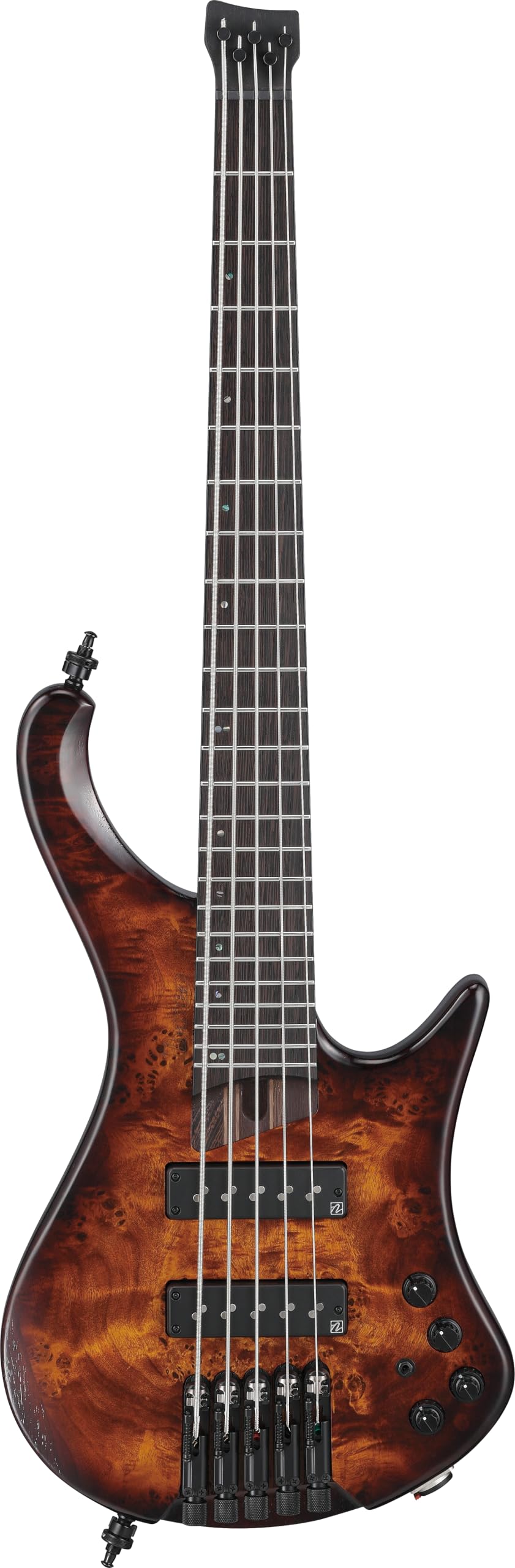 Ibanez EHB1505S Bass Workshop Dragon Eye Burst Low Gloss 5-String Headless Bass with Gig Bag