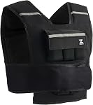 ZELUS Adjustable Weighted Vest with Weights, Workout Vest with Weight Bars/Iron Sandbag for Home Exercise Strength Training Fitness More, Weight Vest for Men Women