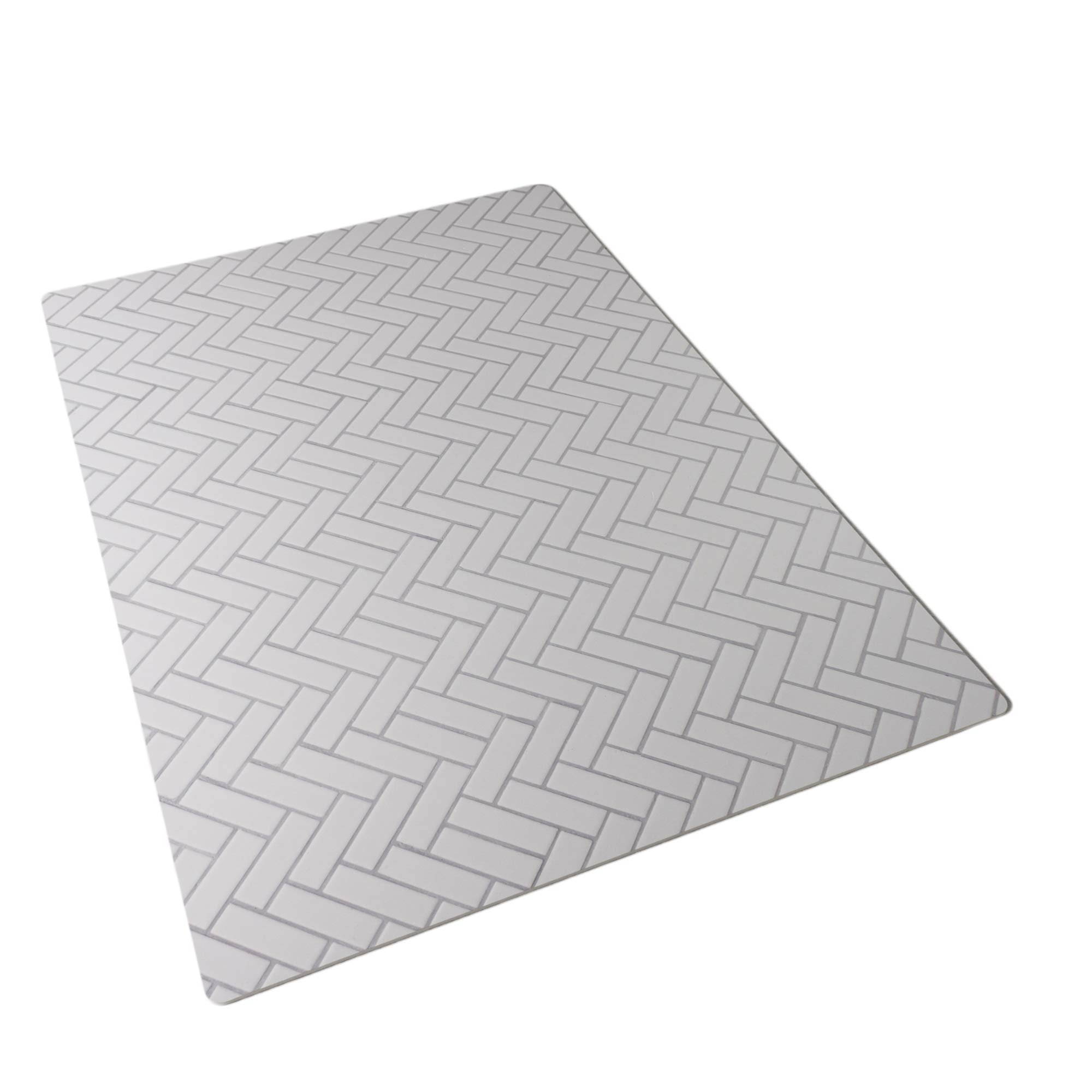Bessie Bakes Super-Thin & Pliable Chevron Tile Replicated Photography Backdrop 2 Feet Wide x 3 Feet Long