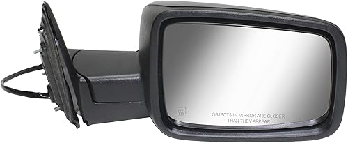 Miniatura 3 de Kool - Espejo Vue compatible con Ram 1500 2014-2018, 2500 2013-2018 y 2019-2022 1500 Classic lado del pasajero con calefacción, plegado manual,