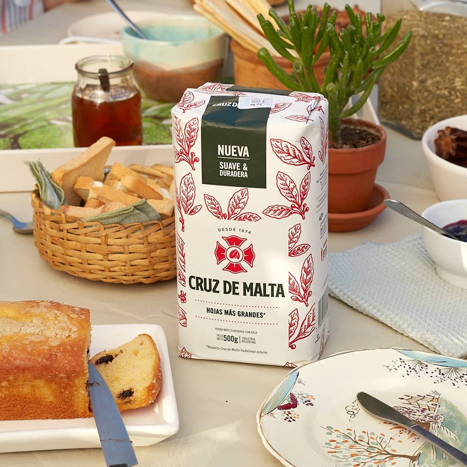 Cruz de Malta Yerba Mate Tradicional 3 kg - El tiempo de maduración es de 12 meses - Yerba Mate Argentina