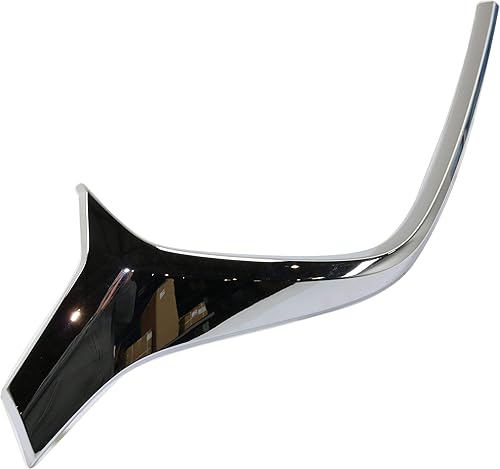 Miniatura 2 de Evan-Fischer Moldeo de parachoques delantero compatible con Mazda CX-3 cromado 2016-2018 - lado del pasajero CAPA