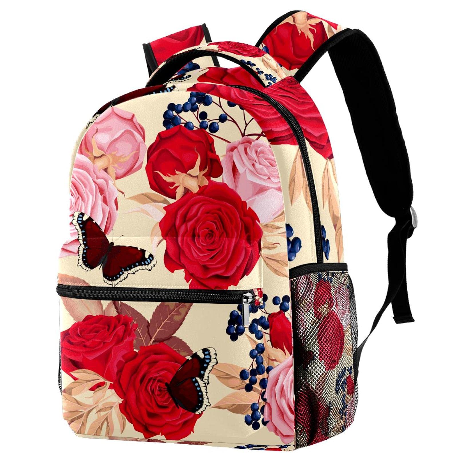Sac à dos voyage mignon papillon noir, cadeau ado idéal - 7