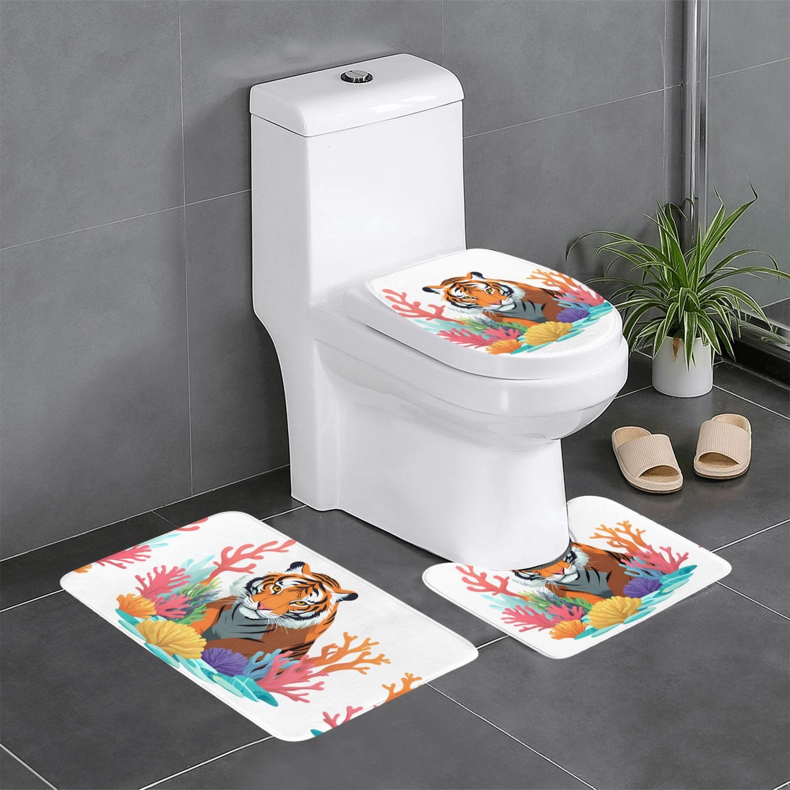 Tapis de salle de bain antidérapants pour éviter les glissades devant le lavabo