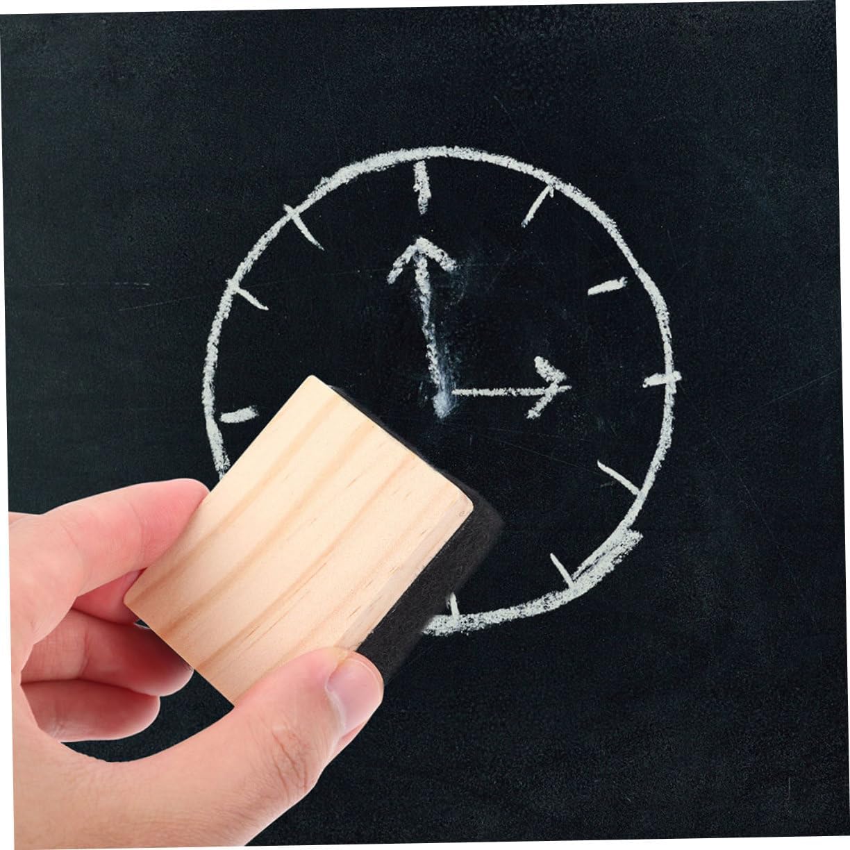 DOITOOL 6Pcs Chalkboard Erasers for Classroom Supplies Lightweight Blackboard Cleaners for Office School Use Dust and Safe for Chalkboards