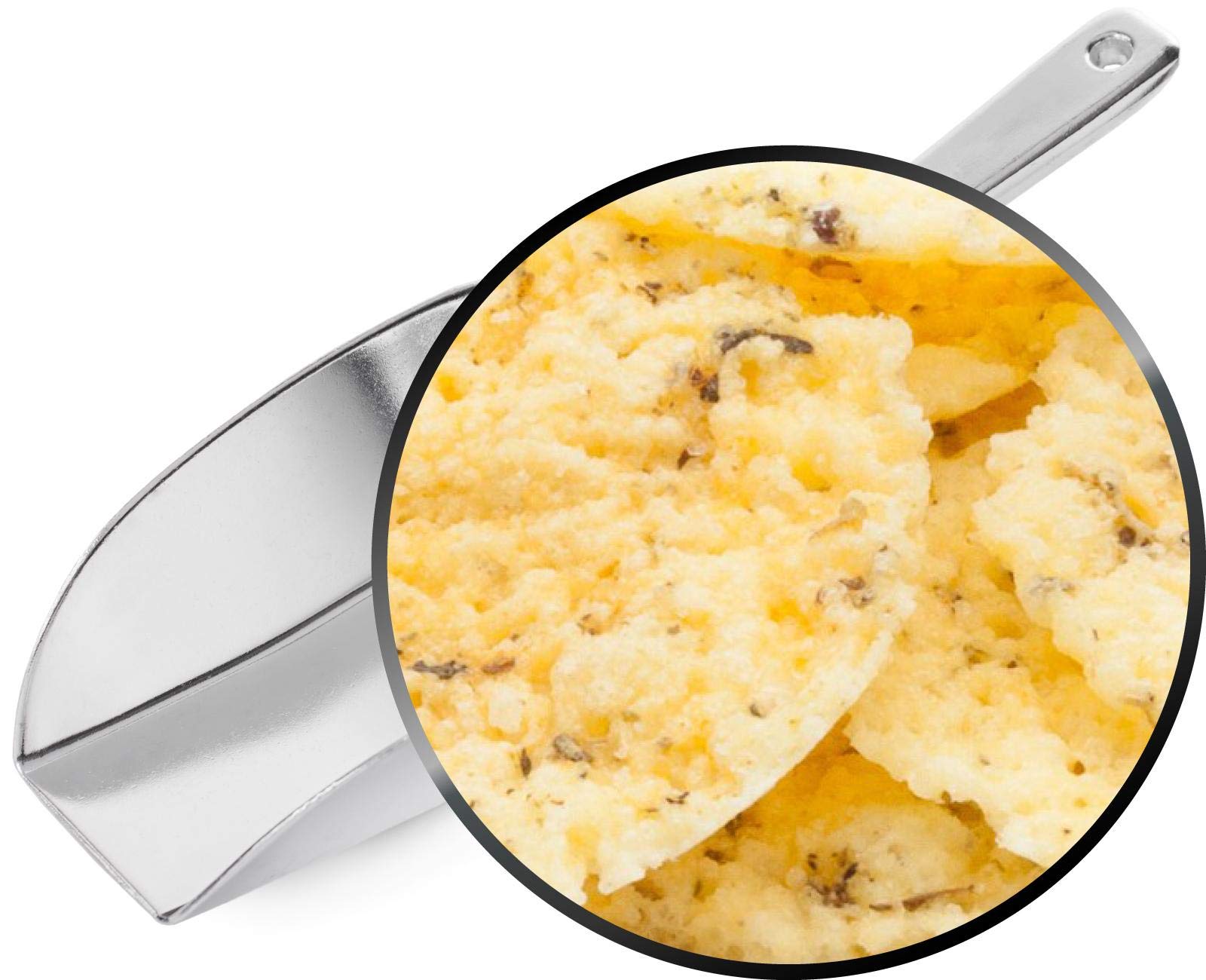 1 x 750g 100 % Käse Chips in Deutschland Handgemacht aus Gauda Käse mit Kräuter glutenfrei für Allergiker 43 % Proteingehalt