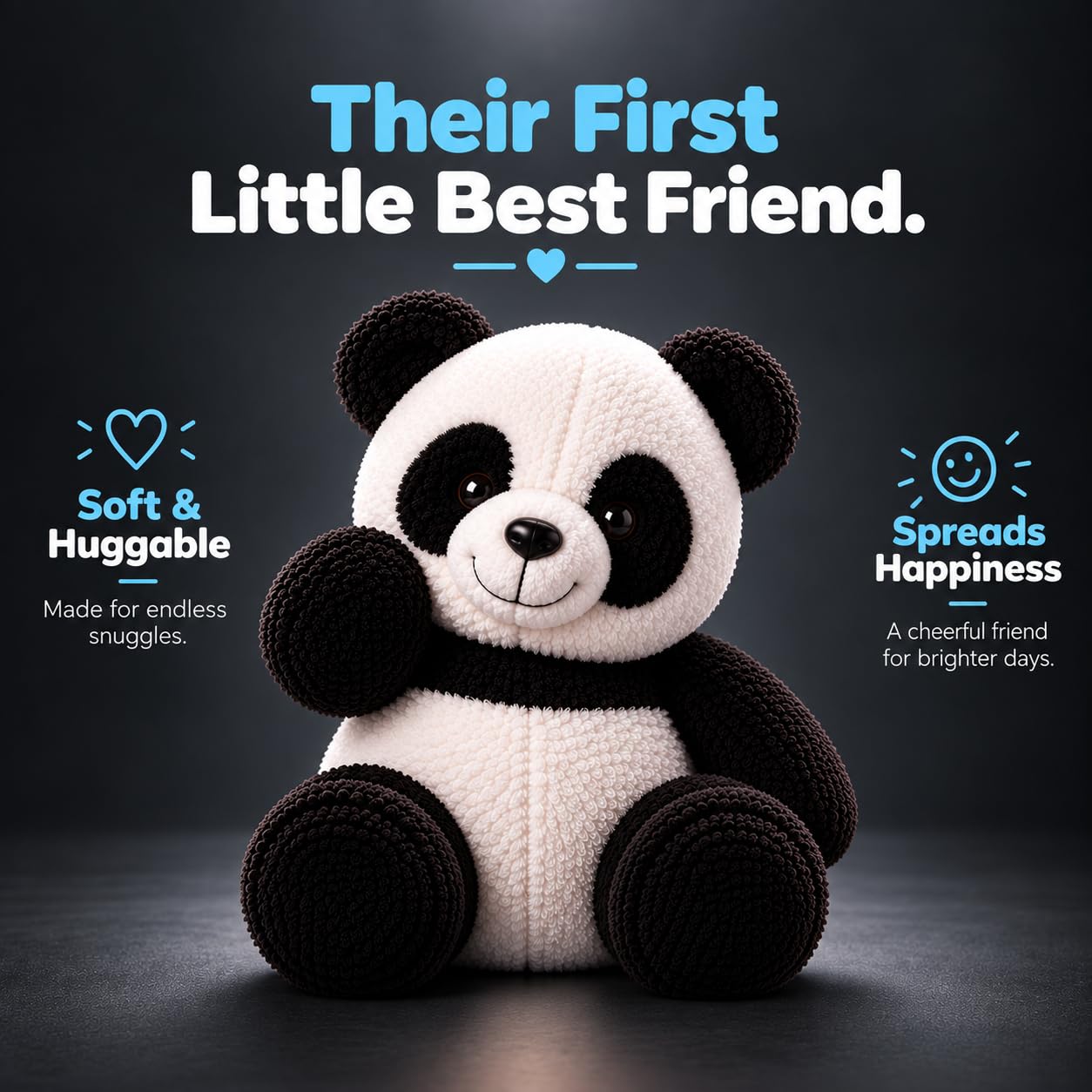 Cute Panda Plush Toy - Soft Stuffed Animal -3 Cute Panda Plush Toy - Soft Stuffed Animal -3
