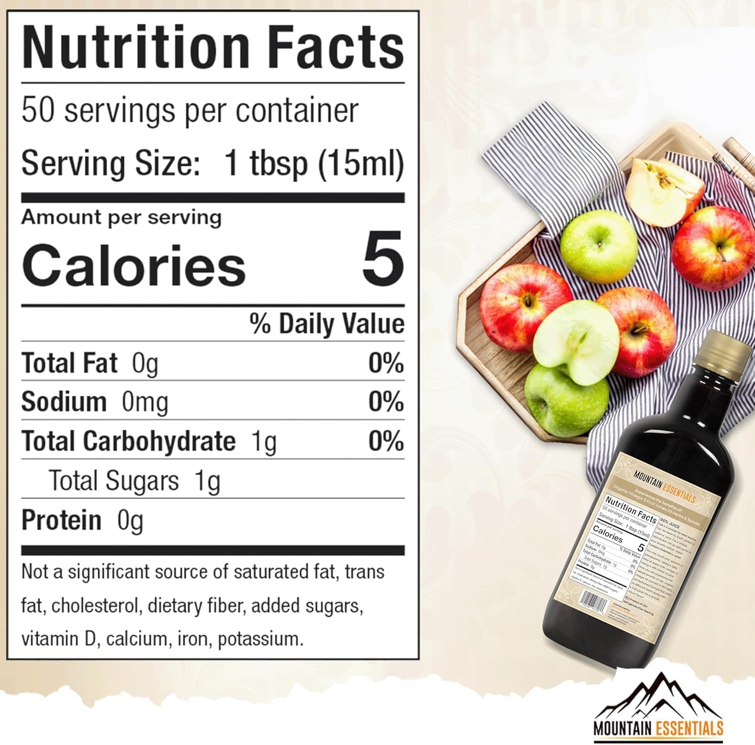 MOUNTAIN ESSENTIALS Natural Wellness Recipe Apple Cider Pack of 2