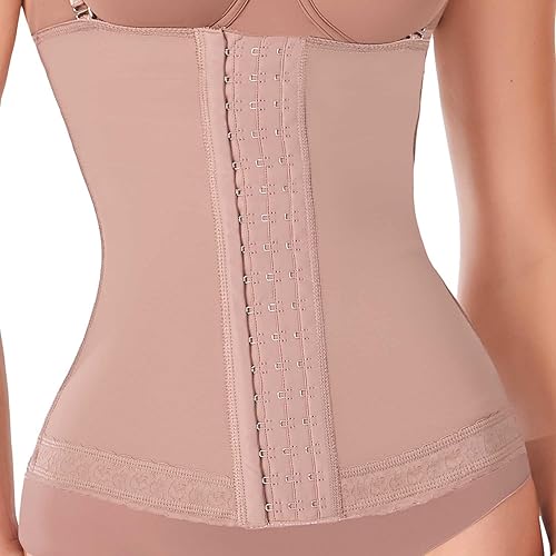 Miniatura 4 de Ann Chery 5145 - Entrenador de cintura para mujer, faja colombiana con correas ajustables, chaleco de 3 ganchos