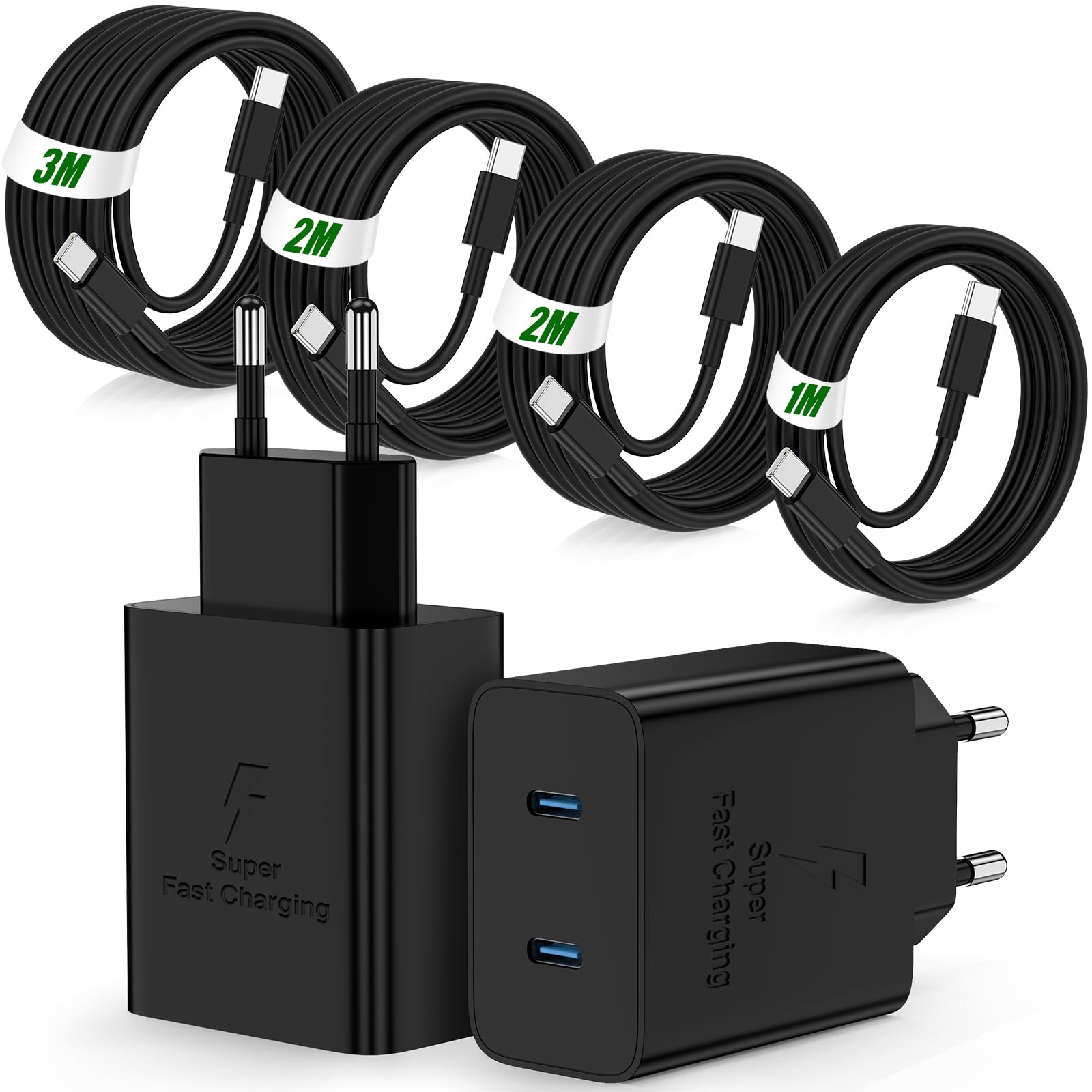 45W Dual Port USB C Ladegerät