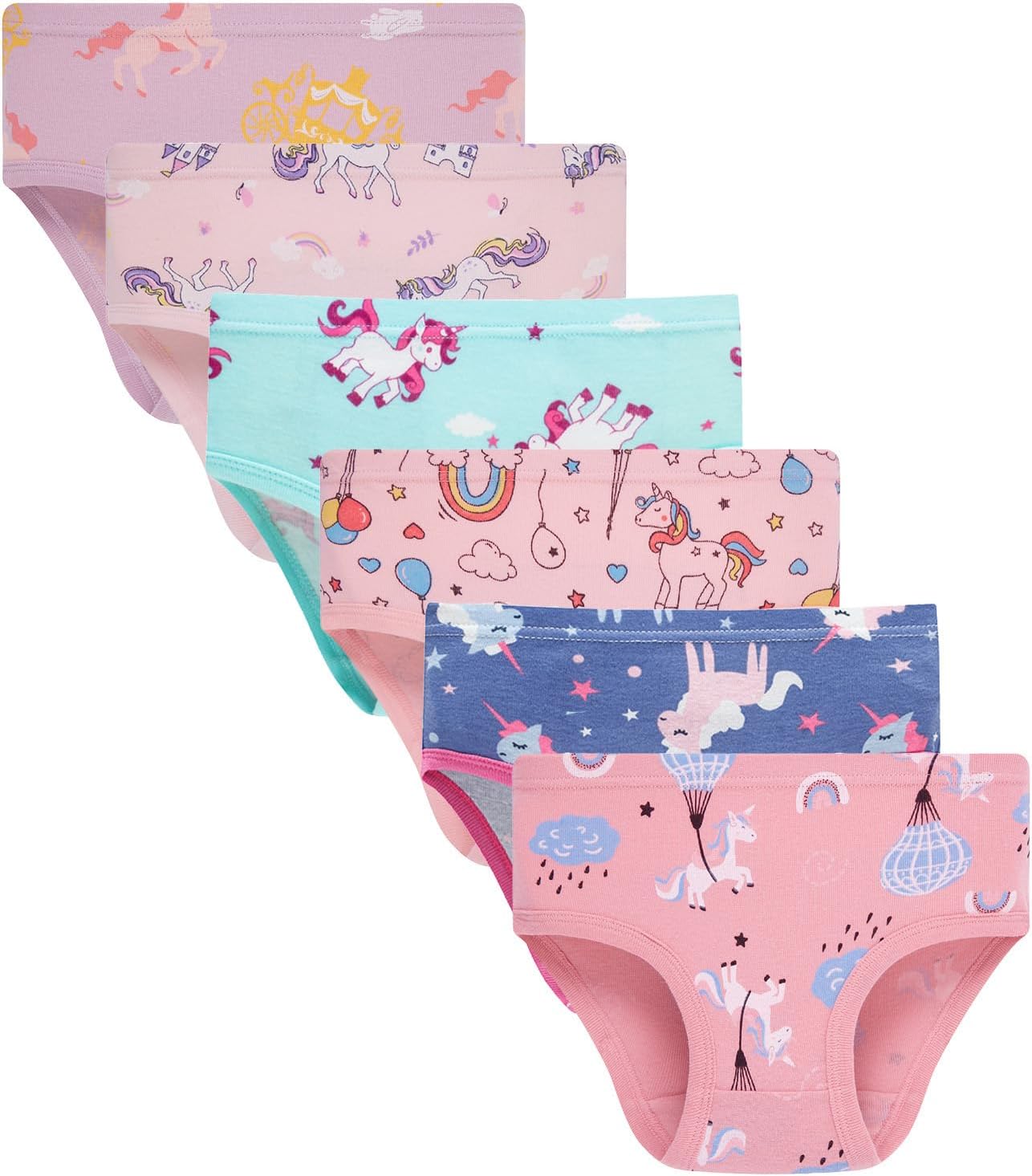 Soft Cotton Underwear Toddler Girls'Briefs Soft Undies