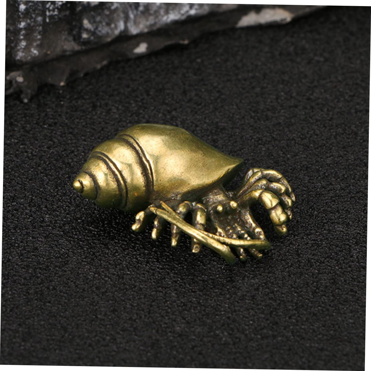 Amazon.co.jp: ULDIGI 真鍮製ヤドカリの置物 レトロな動物の像 卓上用