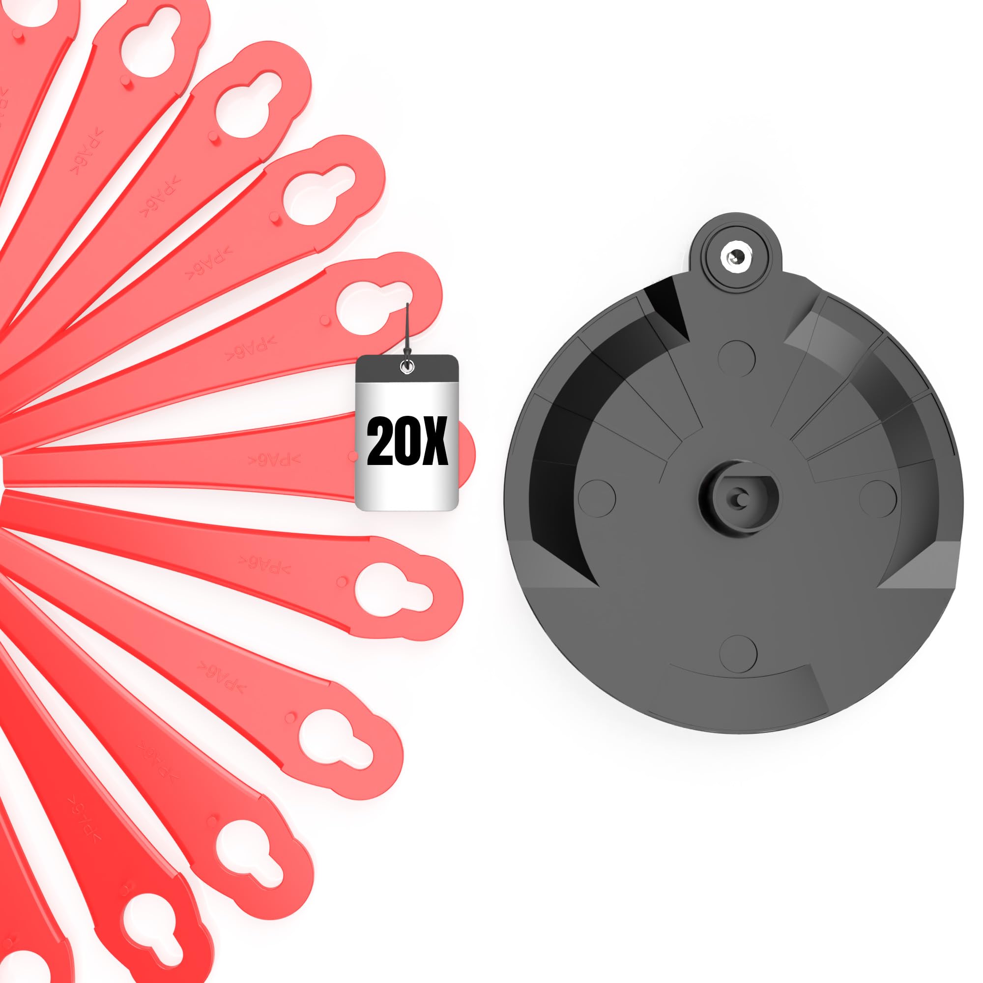 FlorabestSet of 20 blades and cutting disc including screw FRTA 20 A1 IAN 282232 LIDL cordless grass trimmer