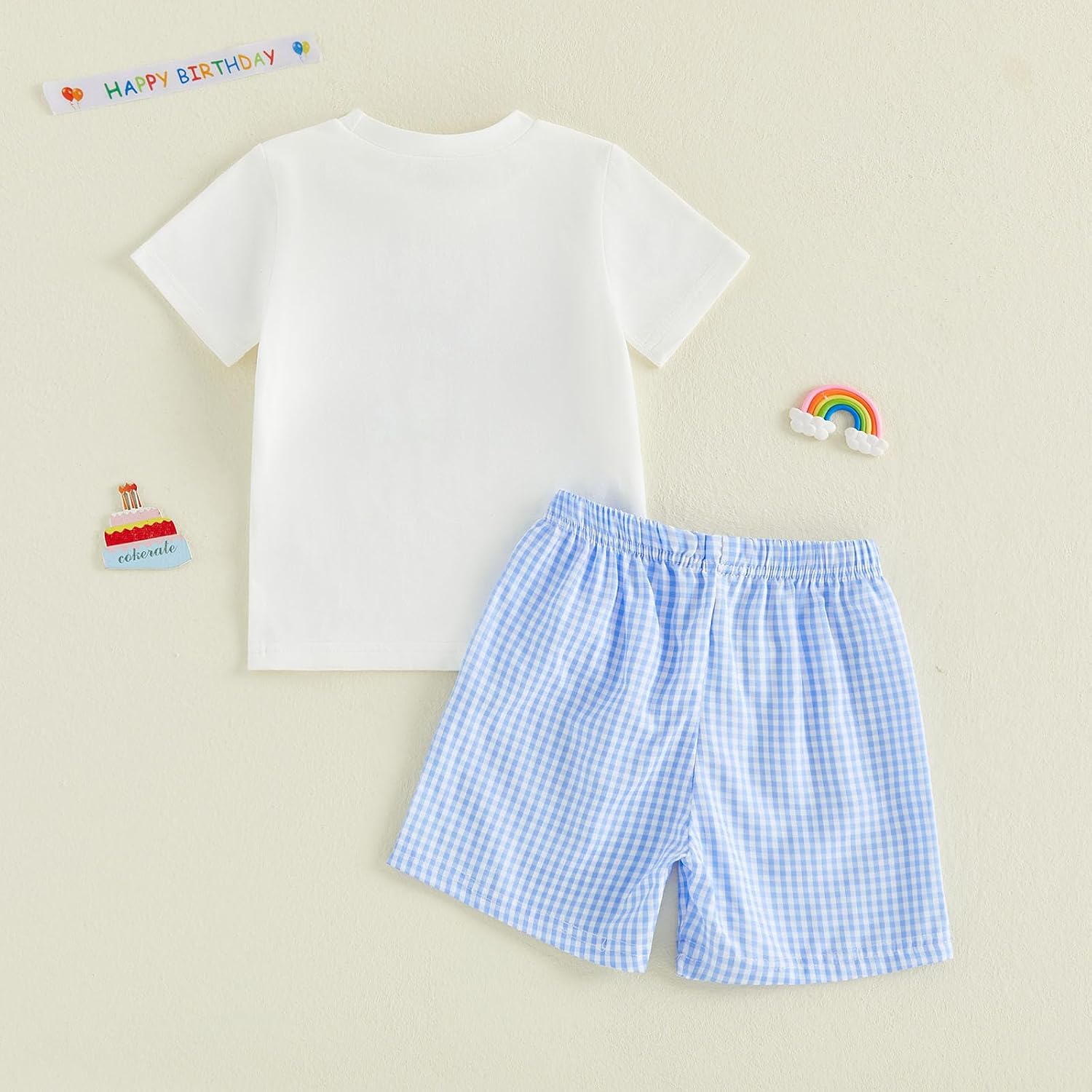 Toddler Baby Boy Birthday Outfit Short Sleeve Party Animal Shirt Shorts Infant Summer Clothes image 5