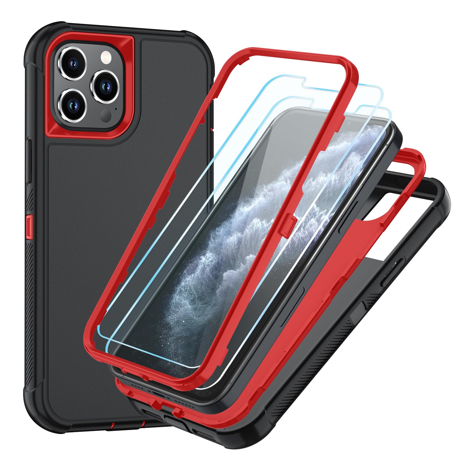 Coque iPhone 11 Pro Max robuste anti-chute protection intégrale écran tactile HD - 8