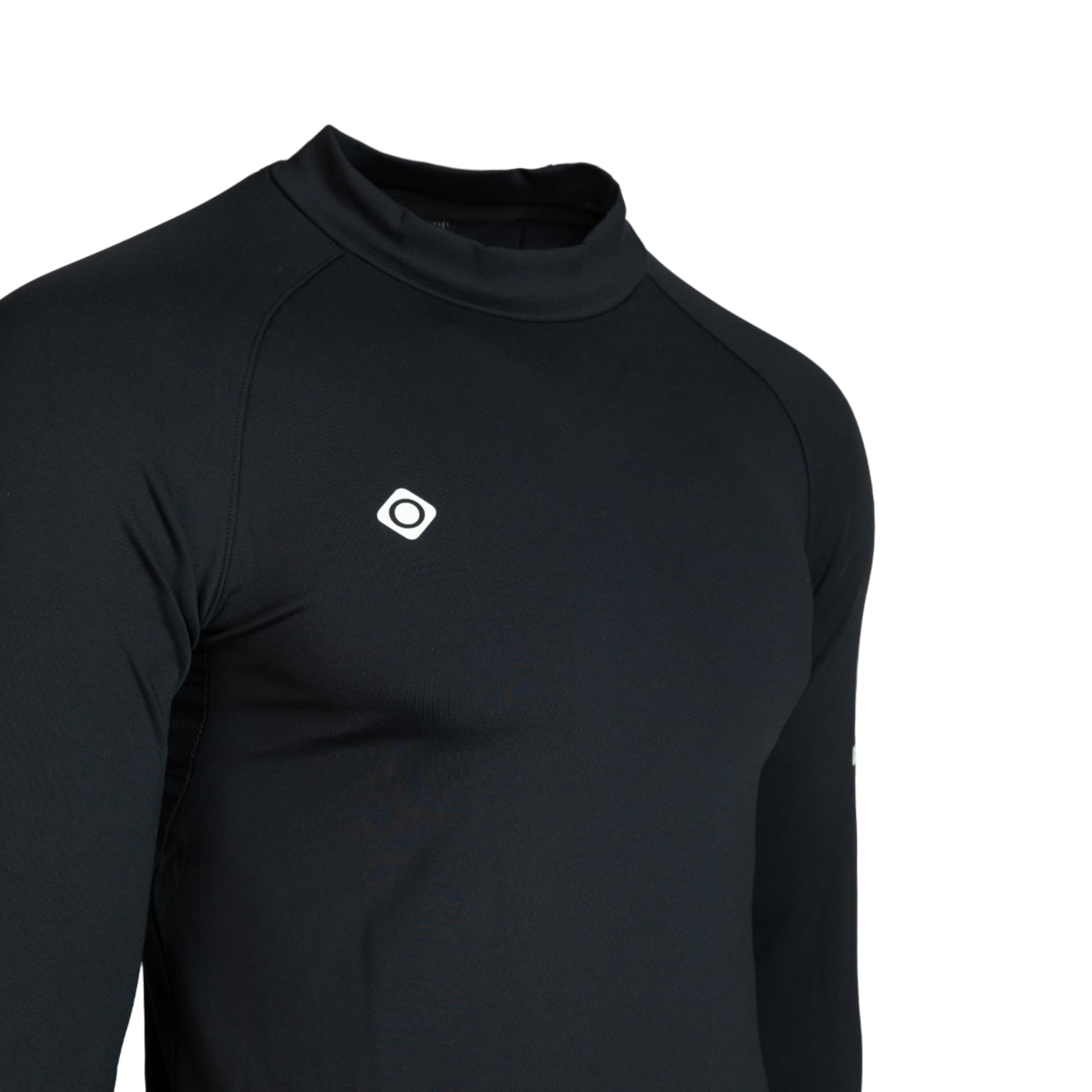 Izas Camiseta Térmica para Hombre y Mujer Transpirable y de Manga Larga. Camiseta Técnica Ajustada y Cómoda para Frío y Esquí. Térmico Interior Extra Cálido de Invierno Unisex Color Negro