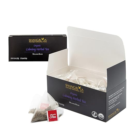 Miniatura 1 de Shangri La Wellness - Té de hierbas orgánico relajante, paquete de 2 15 bolsitas de té, cáscara de naranja, regaliz, canela y raíz de bardana