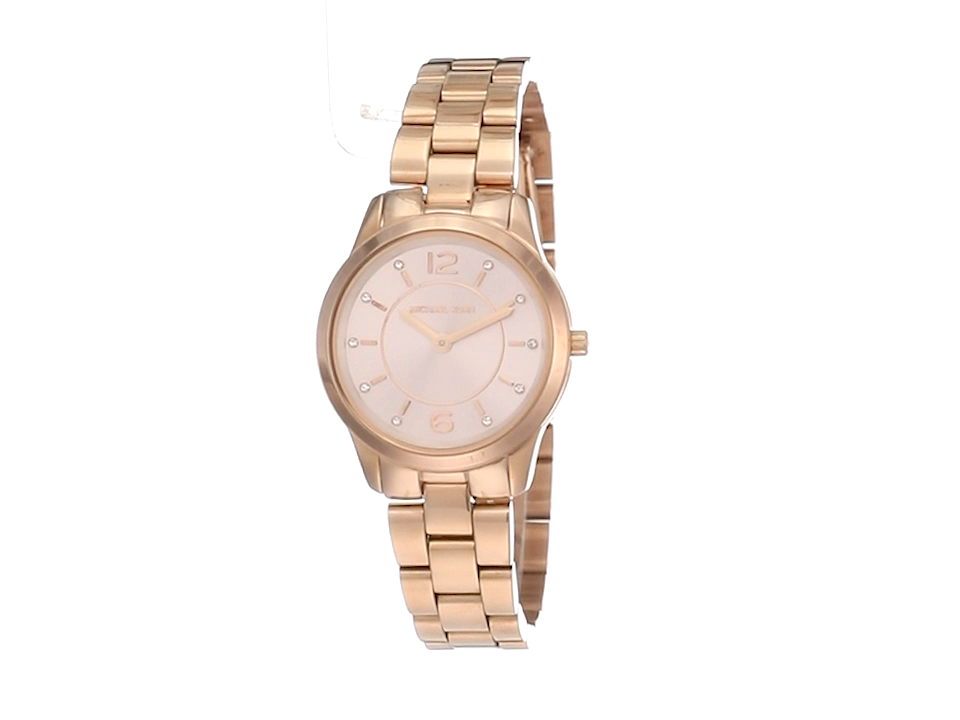 Michael Kors Runway Analog Gold Dial 