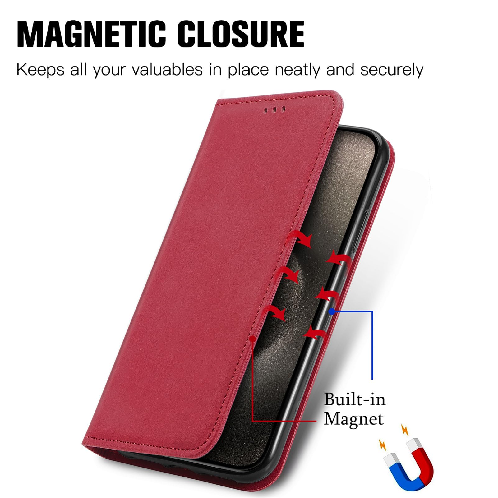 MOJIA Cover per Xiaomi Redmi Note 10 5G / Note 10T / Poco M3 PRO 5G, Custodia Folio