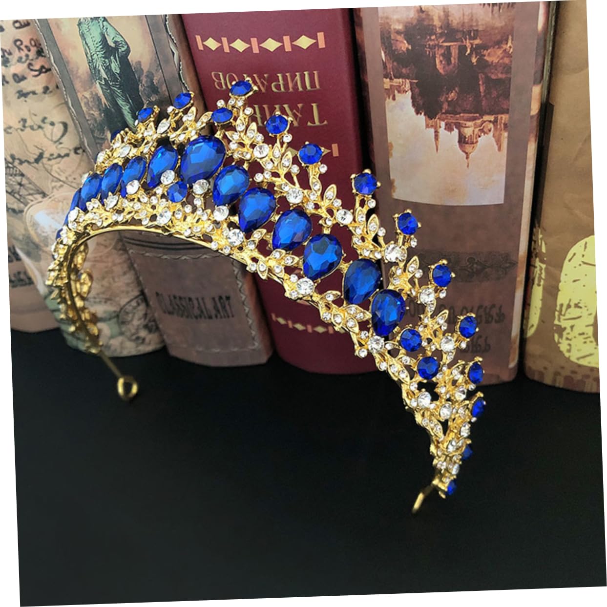 Tocado de Boda Brillante para Novia, Adorno Pelo de Fiesta Cristales y Estrás, Accesorio Elegante para Bodas y Eventos Obsequios