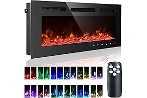 40 Inch Electric Fireplace Inserts for Living Room
