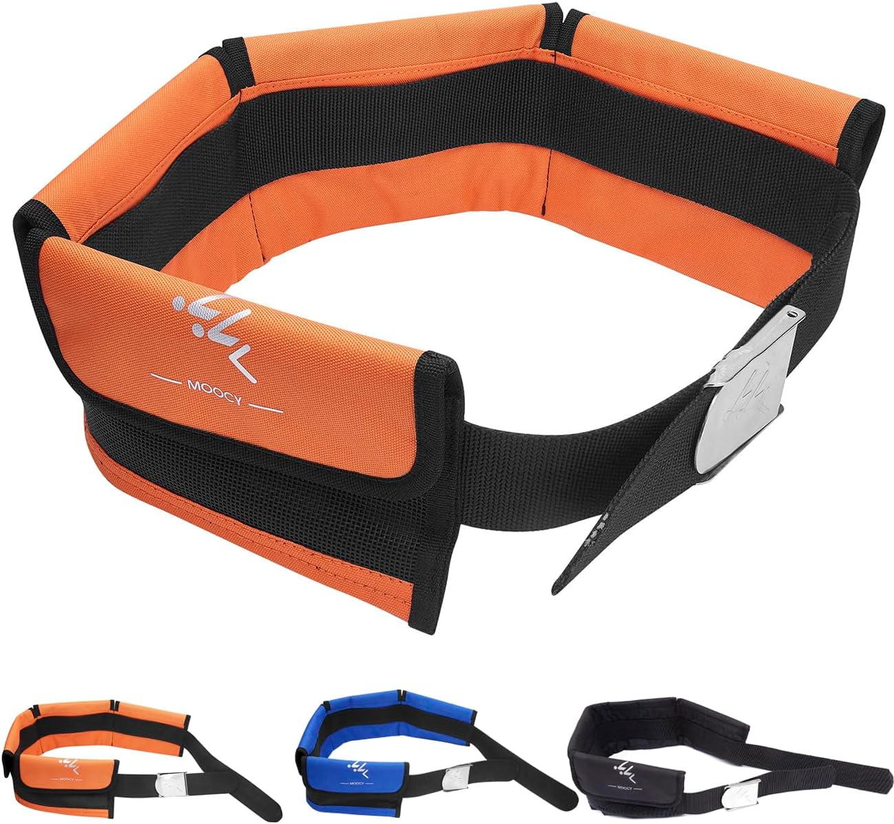 4 Neoprene Pocket Scuba Weight Belt，Spear Fishing Nylon-fit for Waist 32" to 52" - Quick-Release Buckle