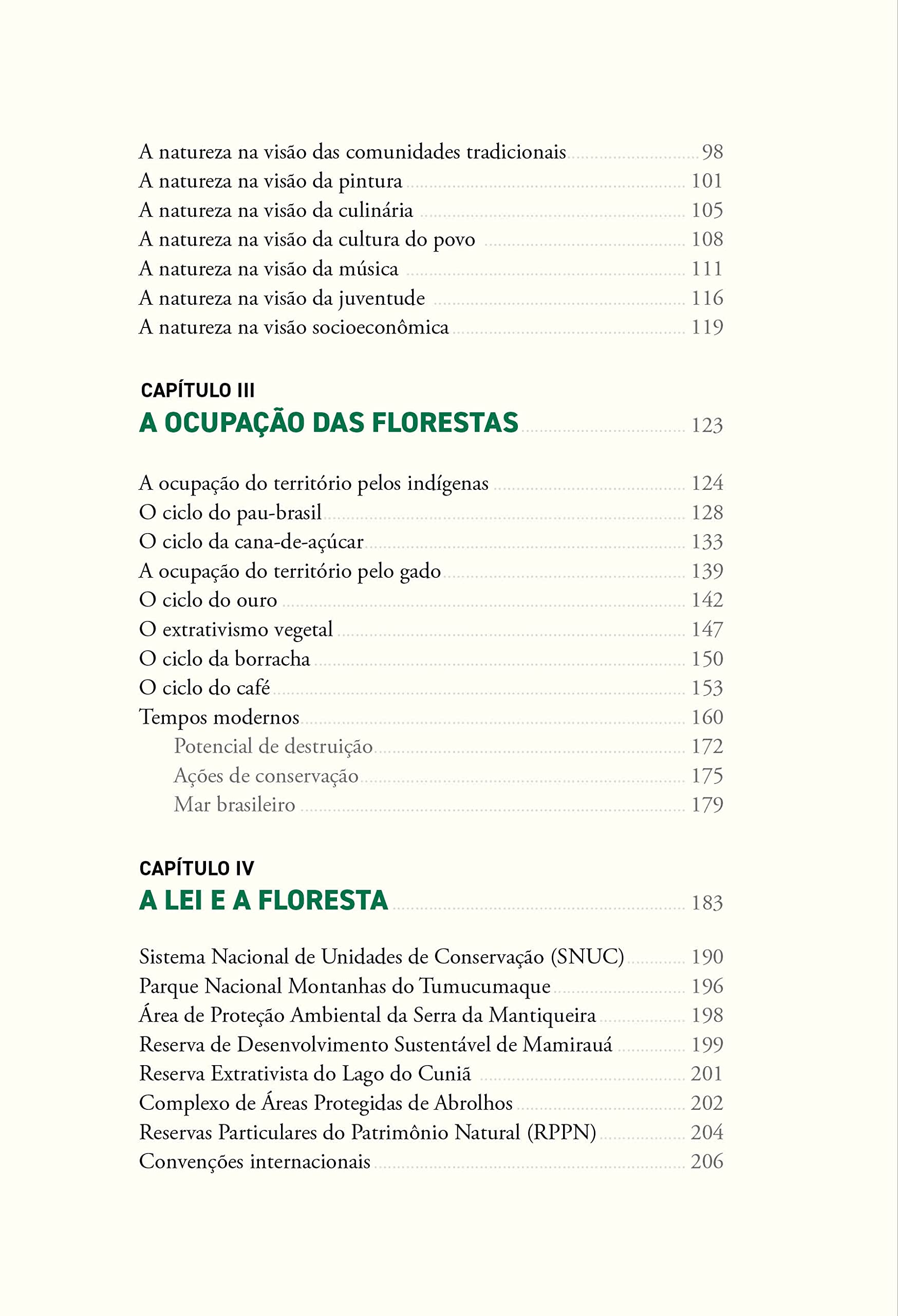 História das florestas brasileiras