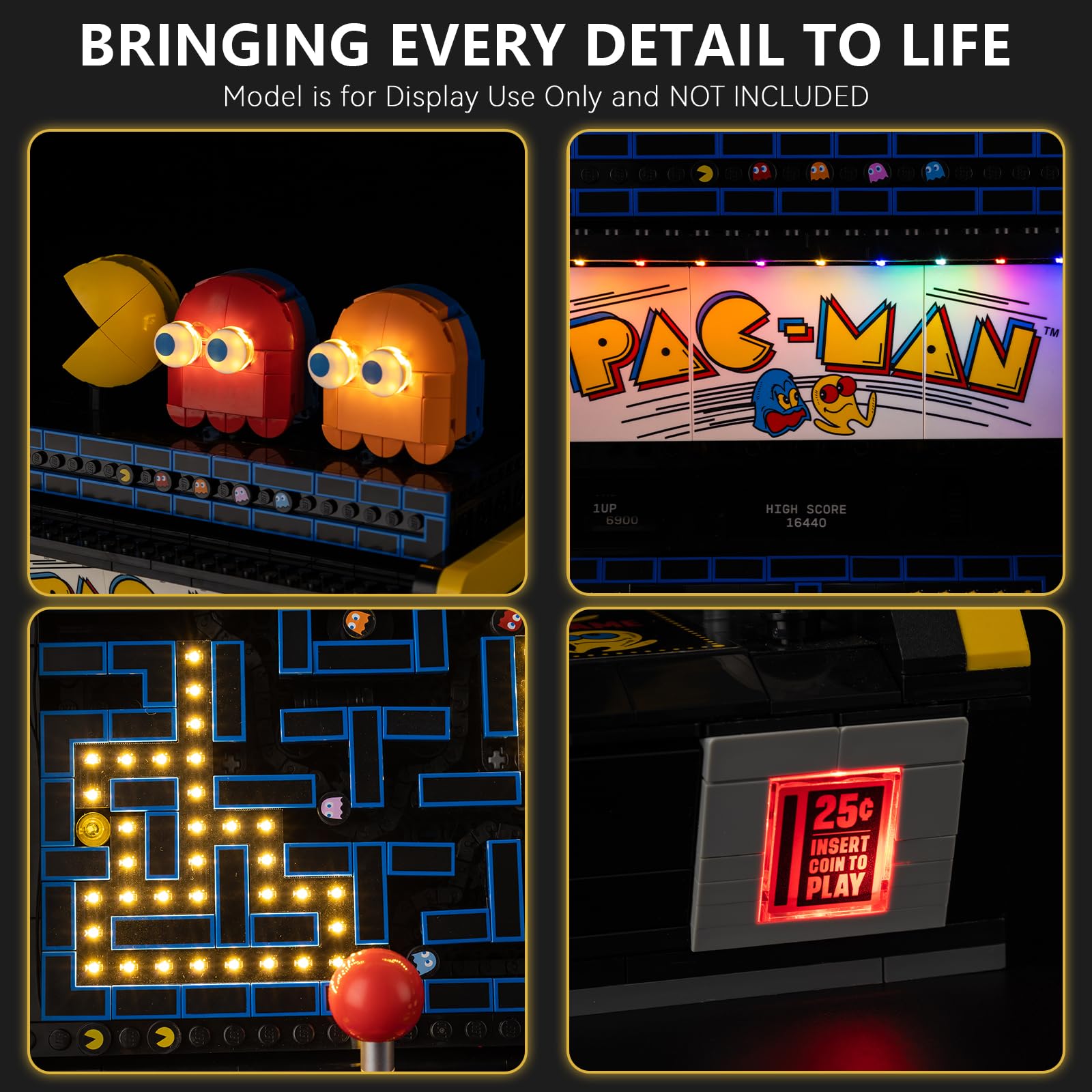 Amazon.com: BrickSoul Upgrade Light Kit for Lego 10323 PAC-Man