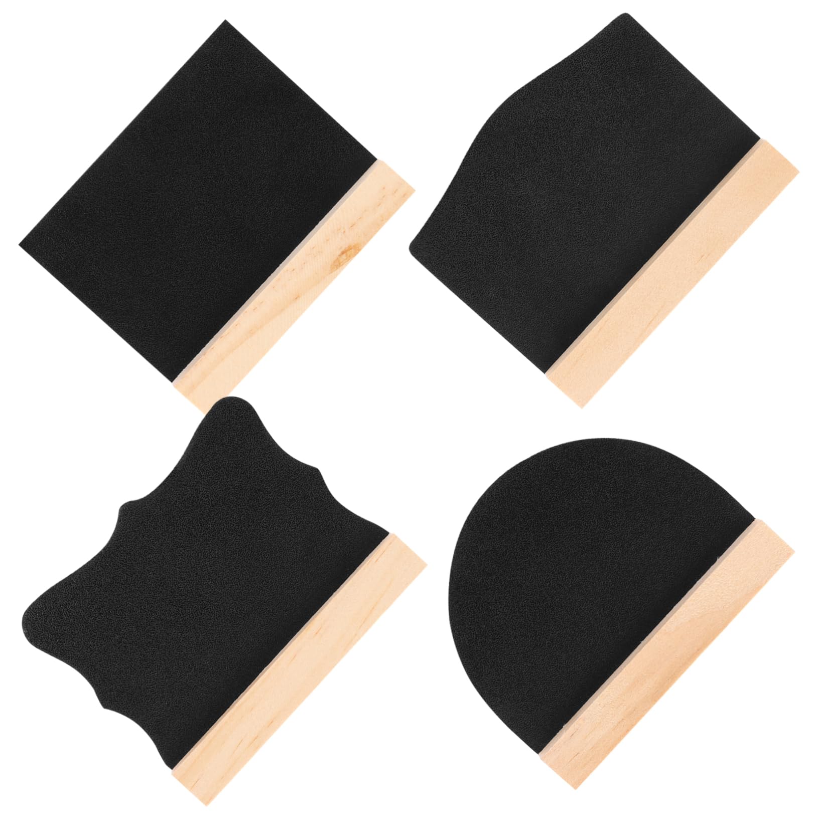 ARTIBETTER 4pcs Double-Sided Mini Chalkboard Sign Wood Material Small Chic for Home Office Shop Decor Birthday Wedding