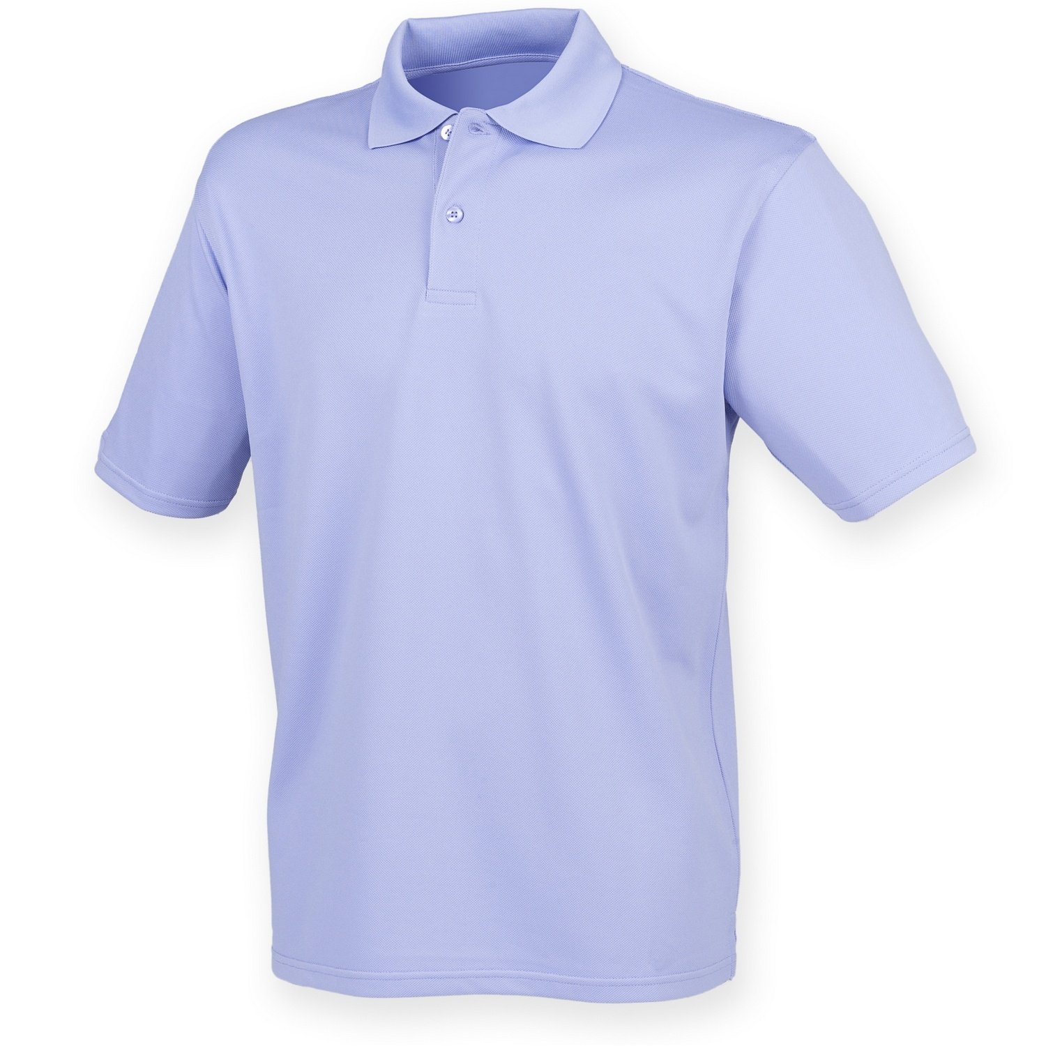 Henbury Mens Coolplus® Pique Polo Shirt (2XL) (Lavender)