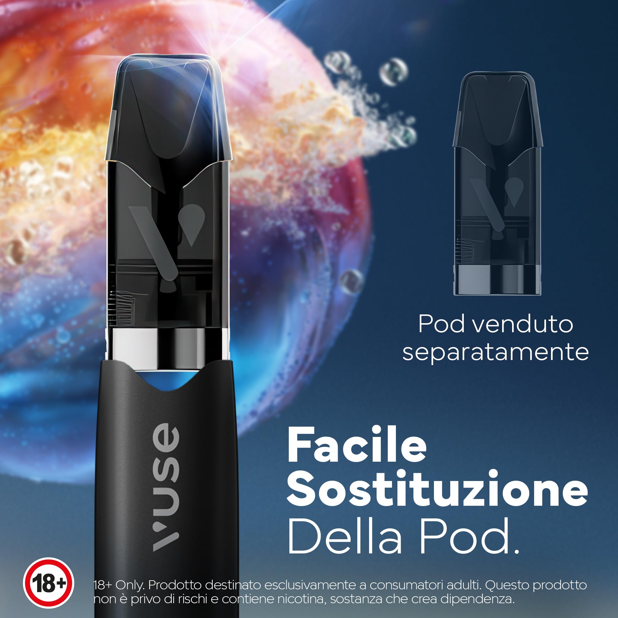 vuse pro one pen black VUSE PRO ONE Rechargeable Electronic Cigarette, New Generation, Black, Pods  Not Included : Amazon.it: Electronics