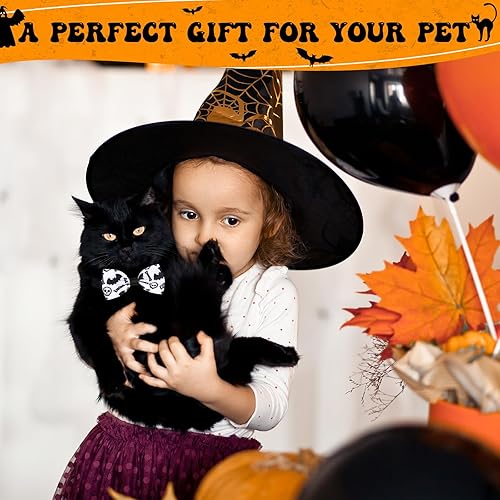 Miniatura 6 de El juego de 100 piezas de collar de moño para perro de flamenco incluye 30 corbatas de perro, 30 flores de collar y 40 pajaritas de perro, lazos