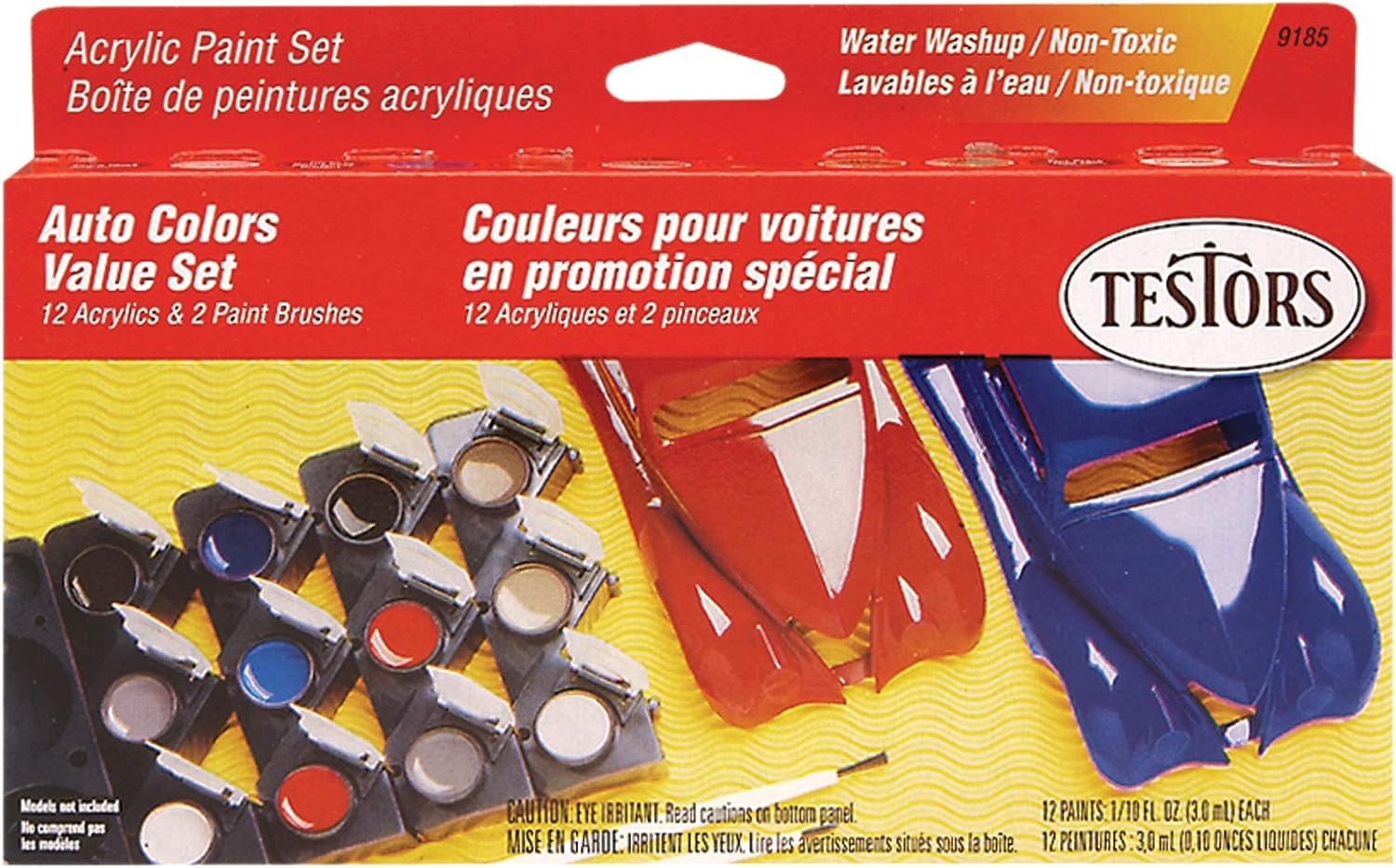 Testors Acrylic Pods Paint Kit, Multicolor (packaging may vary)
