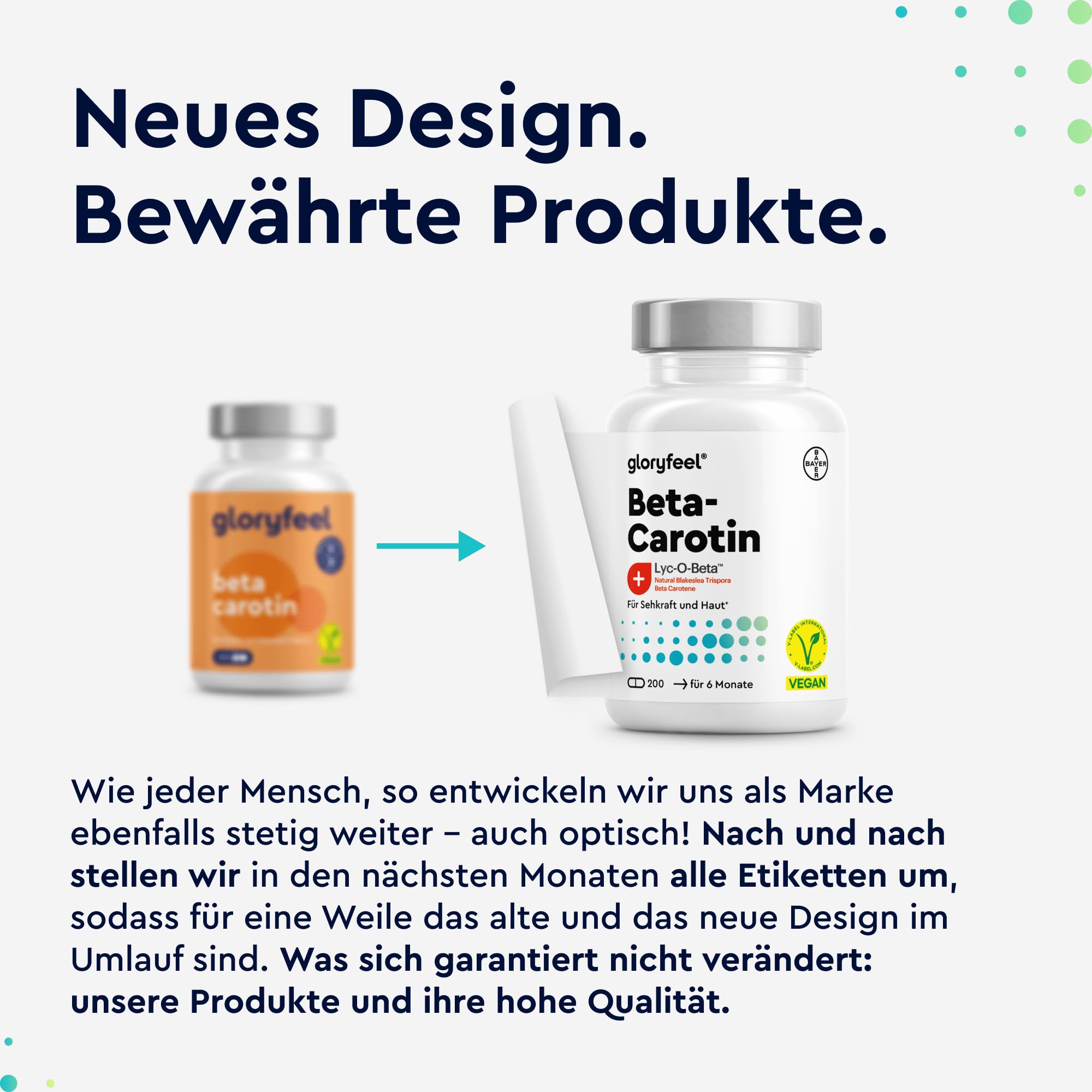 Beta-Carotin Bräunungskapseln 200 vegane Kapseln - Markenrohstoff Lyc-O-Beta® aus Blakeslea trispora - mit Karottenextrakt - Provitamin A für Sehkraft, Haut & Immunsystem* - in Deutschland entwickelt