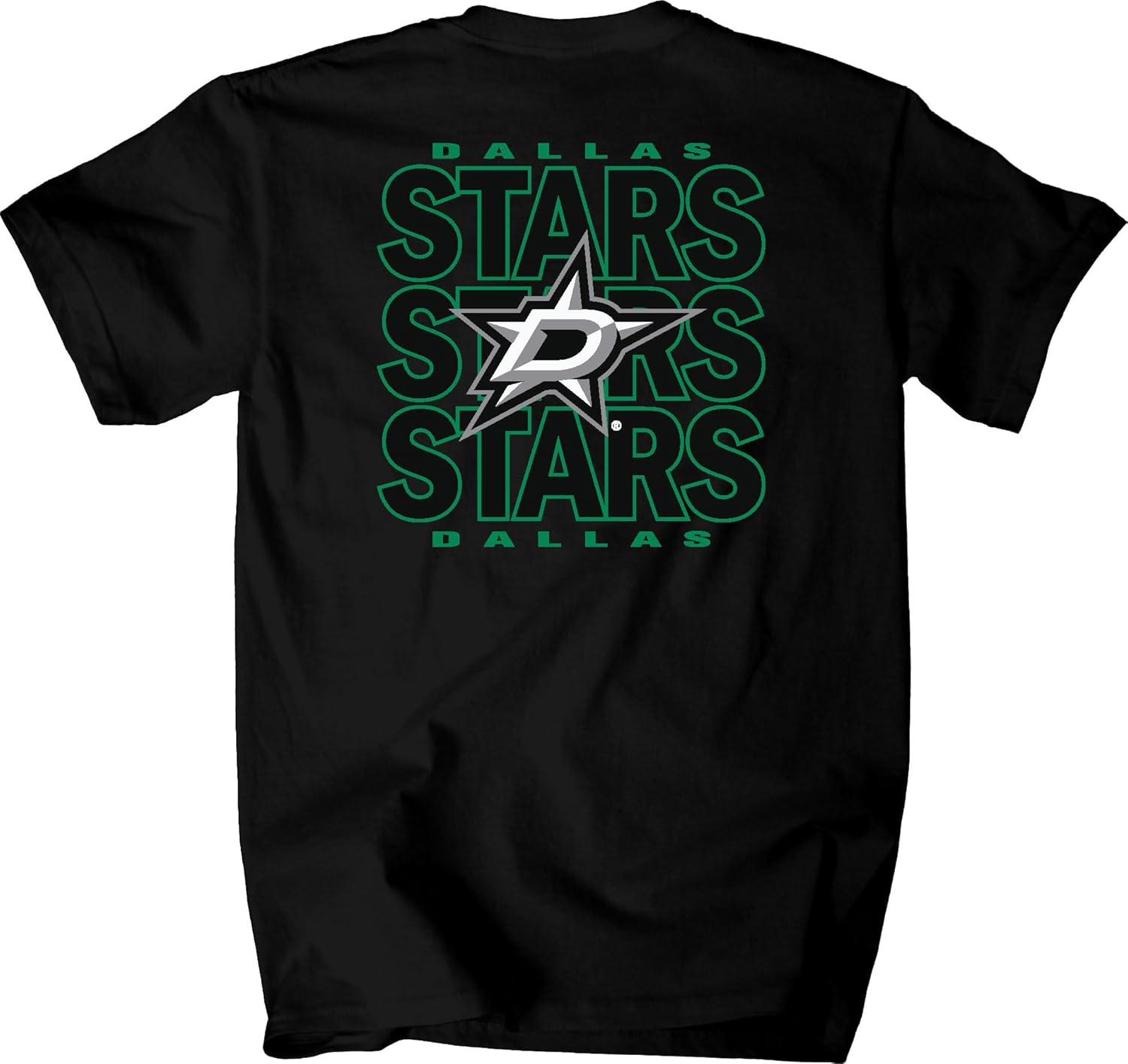 Blue 84 NHL Officially Licensed T-Shirt Front/Back Curl Team Color - Image 5