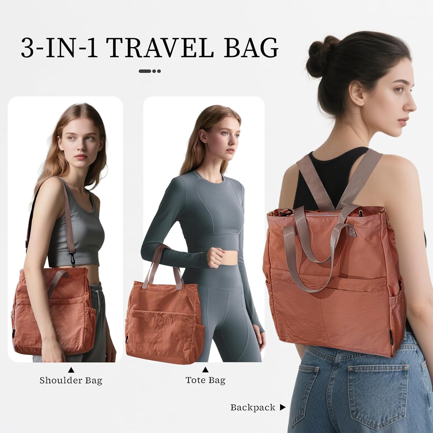 Bolsa tiracolo feminina de viagem com compartimento para laptop e academia, bolsas de ombro, caminhadas, trabalho, Rosa empoeirada, carry on, Bolsa de viagem 3 em 1: mochila,… em promoção! Veja a oferta e mais achadinhos de Bolsas 2 Hoje é o melhor dia para comprar Bolsa tiracolo feminina de viagem com compartimento para laptop e academia, bolsas de ombro, caminhadas, trabalho, Rosa empoeirada, carry on, Bolsa de viagem 3 em 1: mochila,… com aquele preço maroto! Promoção! Aproveite a oferta! 2