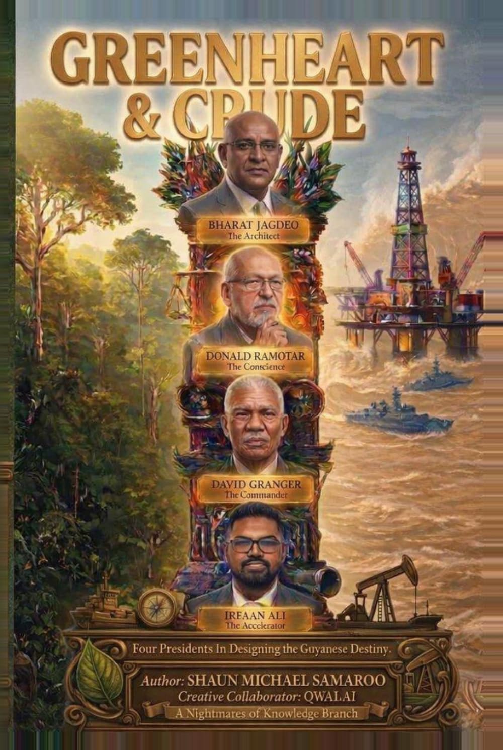GREENHEART & CRUDE: Four Presidents In Designing the Guyana Dream (Nightmares of Knowledge)