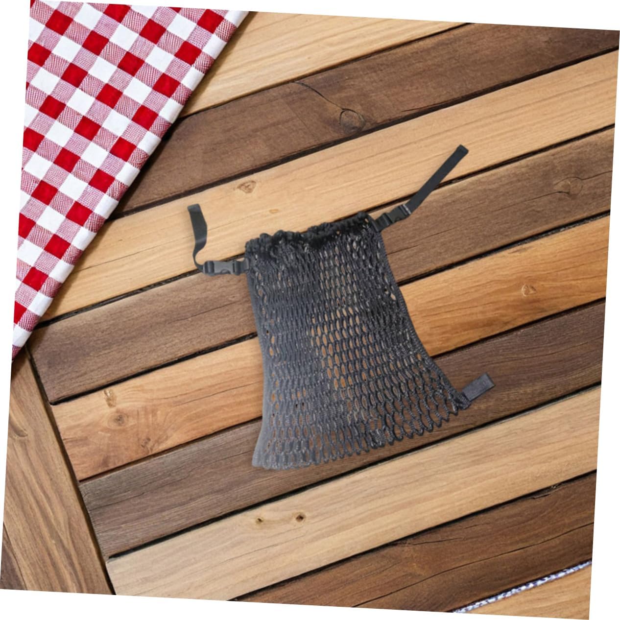 Toddmomy Cargo Stroller Organizer with Mesh Storage Bag Lightweight Hanging Diaper Bag for Strollers Double Layer Design for Ample Storage of Snacks and Essentials