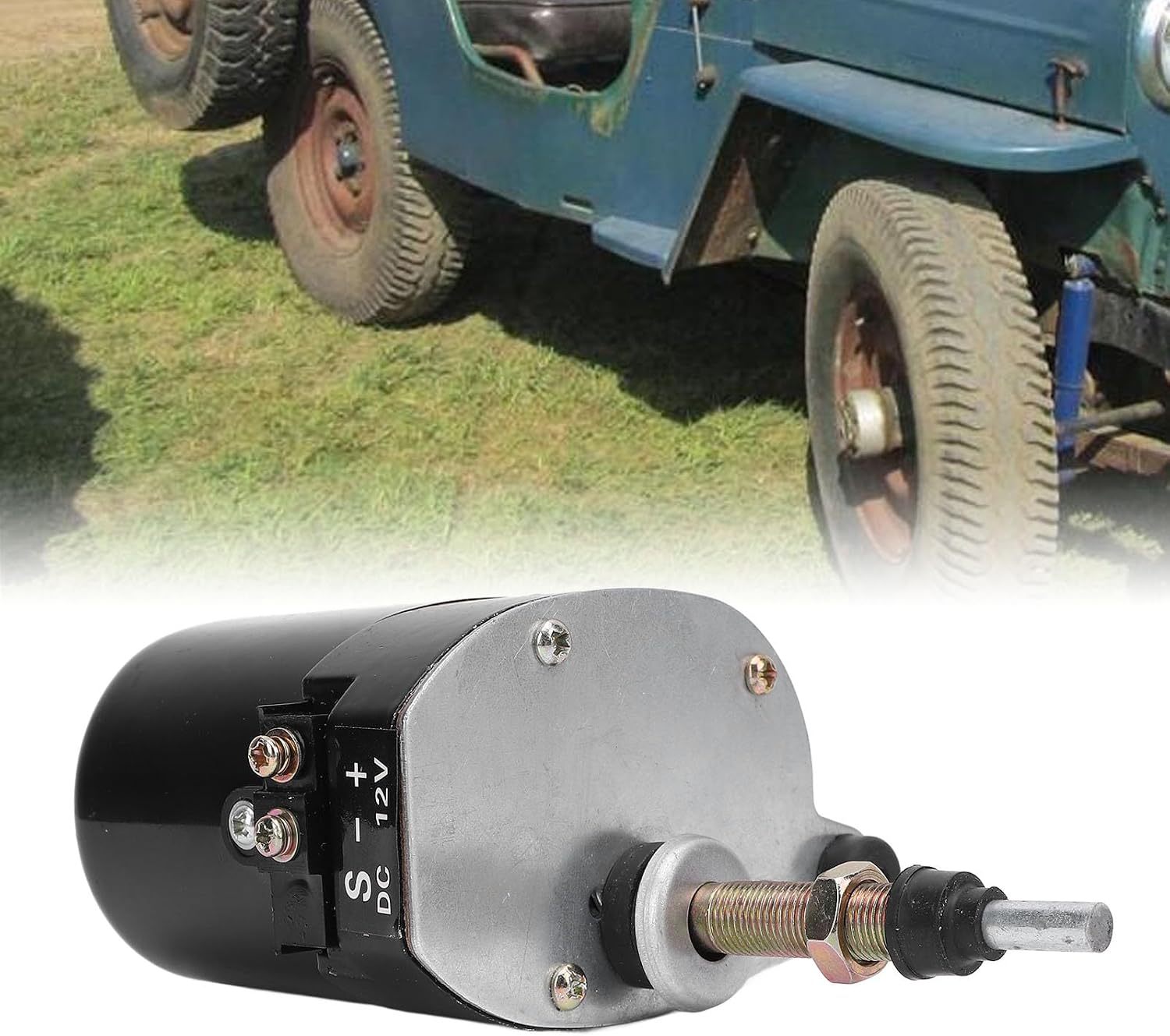 Enhanced 12V Wiper Motor Windshield Tractor Replacement 105 Degree Metal for Car,12V Windscreen Wiper Motor Car