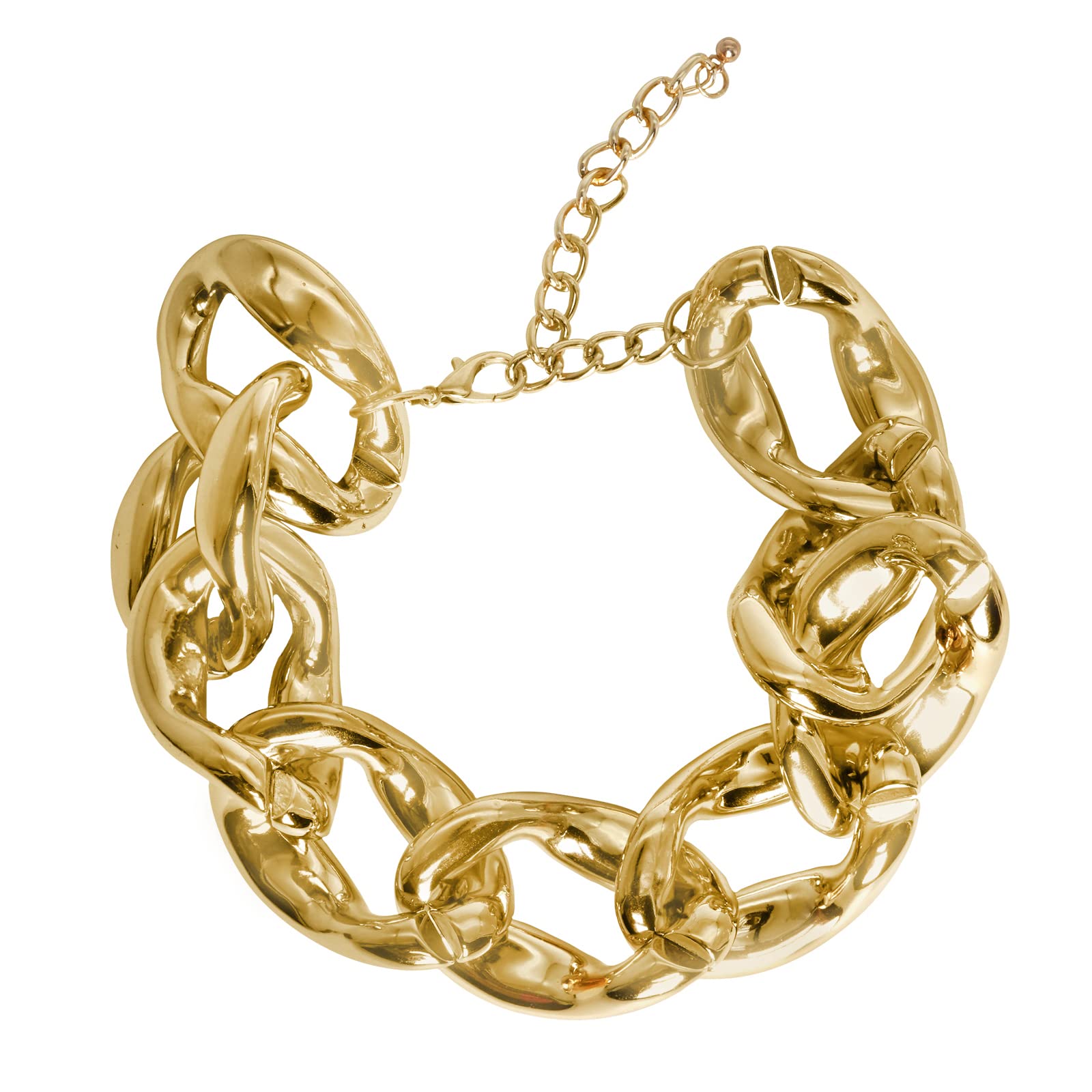 Joker & Witch Women Big Time Chunky Chain Gold Choker (B0BPXFRC64) Amazon Price History, Amazon Price Tracker