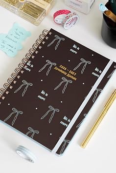 Matt Notebook 2026-2027 A5 Akademik Ajanda Spiralli 15x21 cm - 16 Aylık - Motivasyon Sayfalı Fiyonk