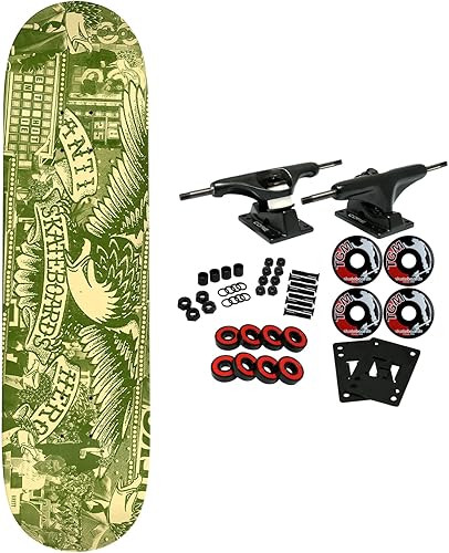 Antihéroe - Rueda completa de antihéroe verde 8.06 x 31.8 pulgadas