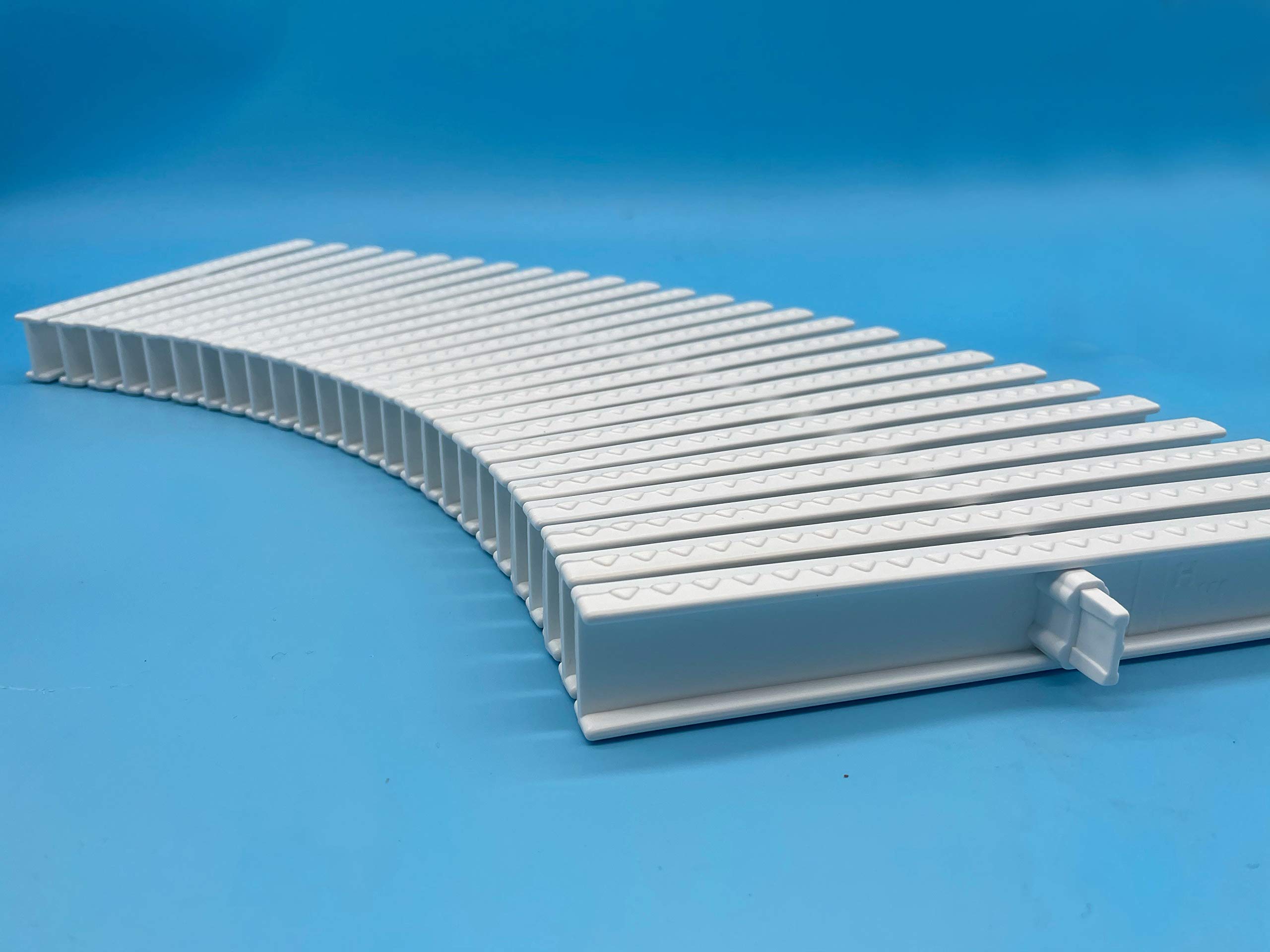 PI Rejilla Recta 245mm x 22mm Piscina | Rejilla Trasversal Adaptable a Curvas | Medidas Universales | Compatible con Rejillas Astral | PoolIberica (48 Unidades (Aprox: 1 Metro))
