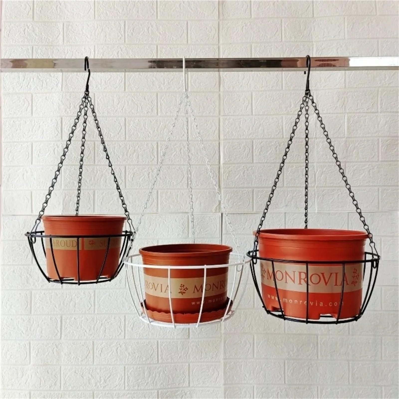 Soporte Mural para Maceta Maceta Bandeja Hierro Colgante