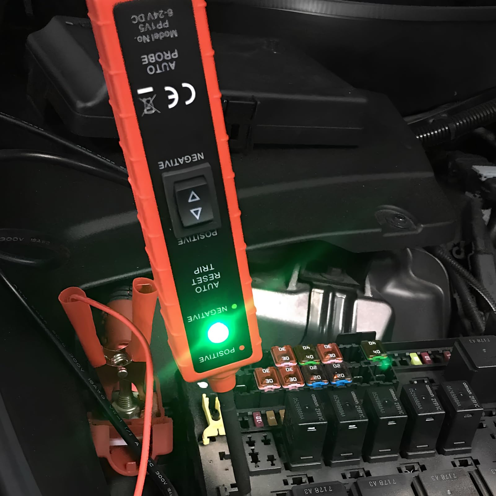 Tester Circuito Auto Em285 Zk-103 in Plastico e Metallo | Dc 6-24v, per Car e Trailer, Misurazione Tensione, Rileva Massa e Circuiti Aperti o Corto